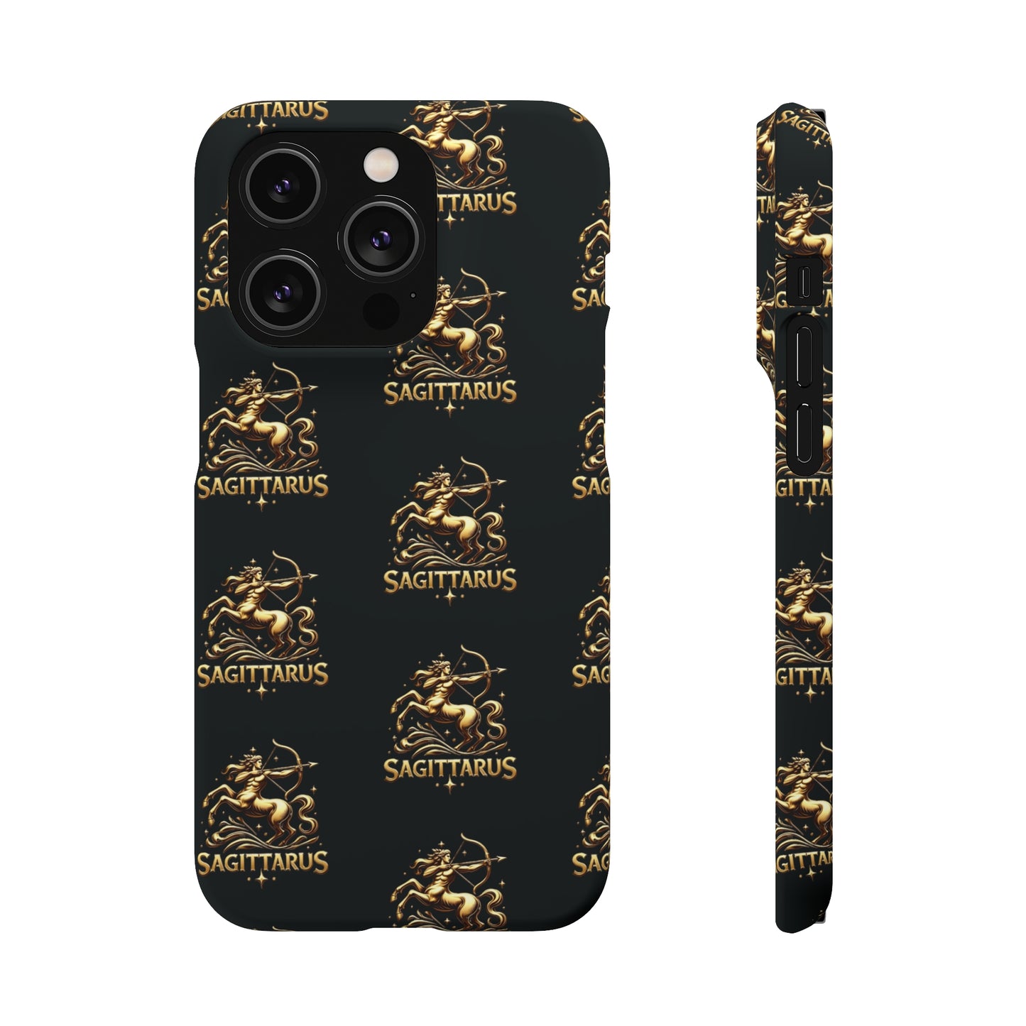 Sagittarius Patterned Snap Cases