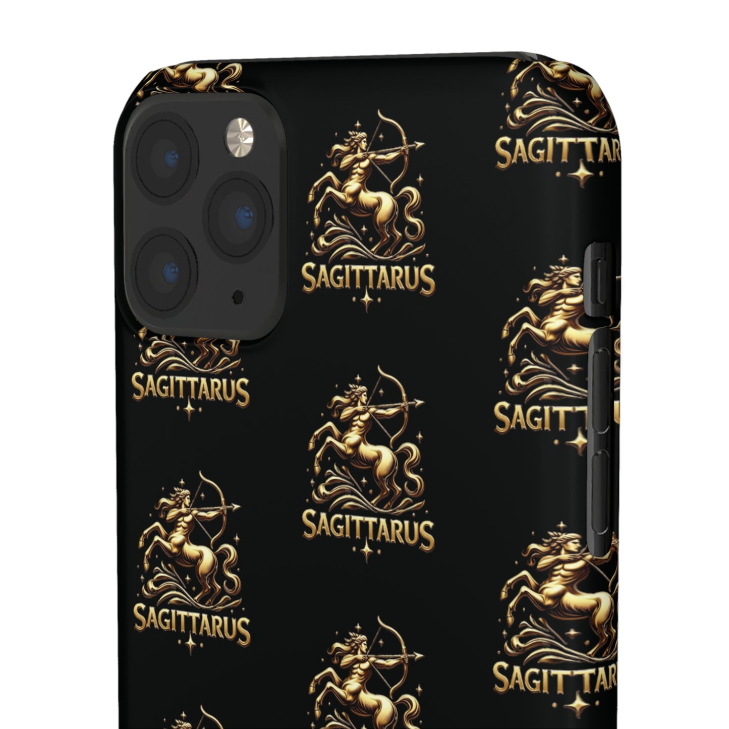 Sagittarius Patterned Snap Cases