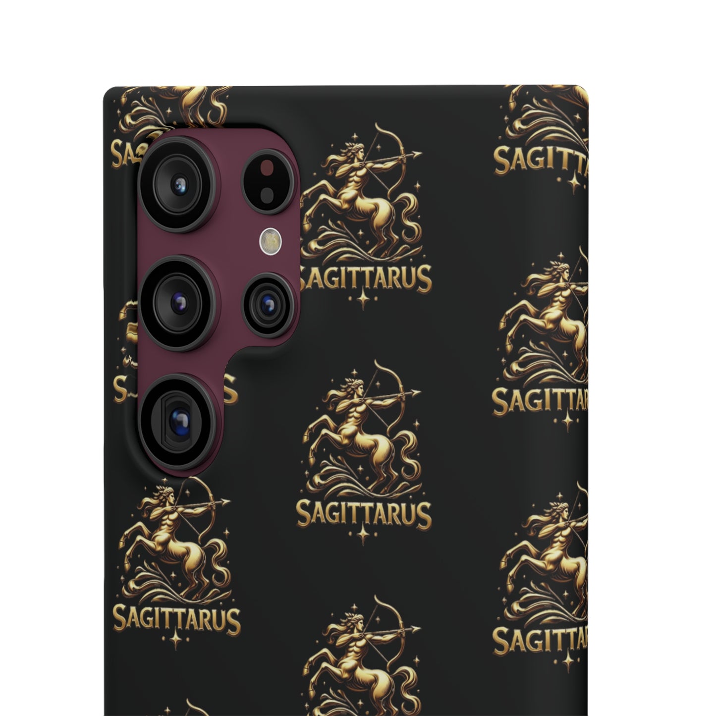 Sagittarius Patterned Snap Cases