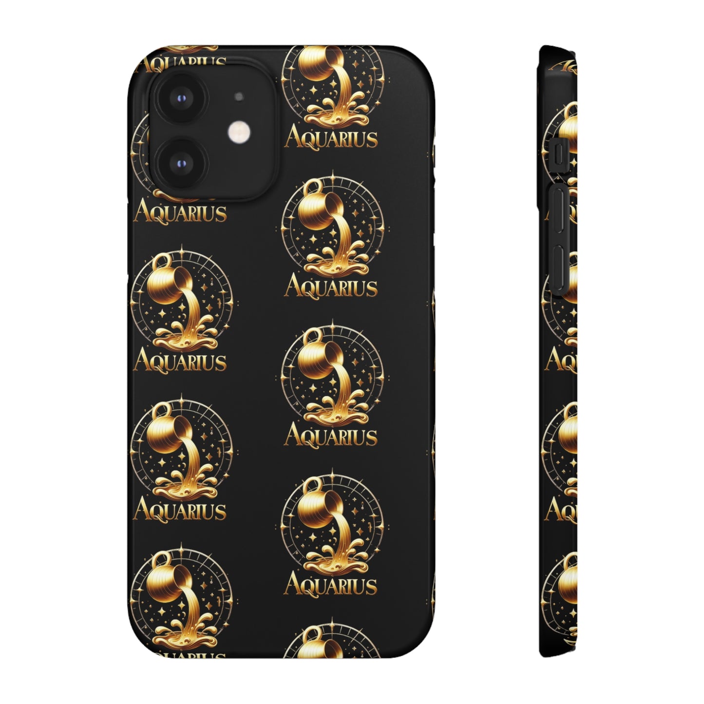 Aquarius Patterned Snap Cases