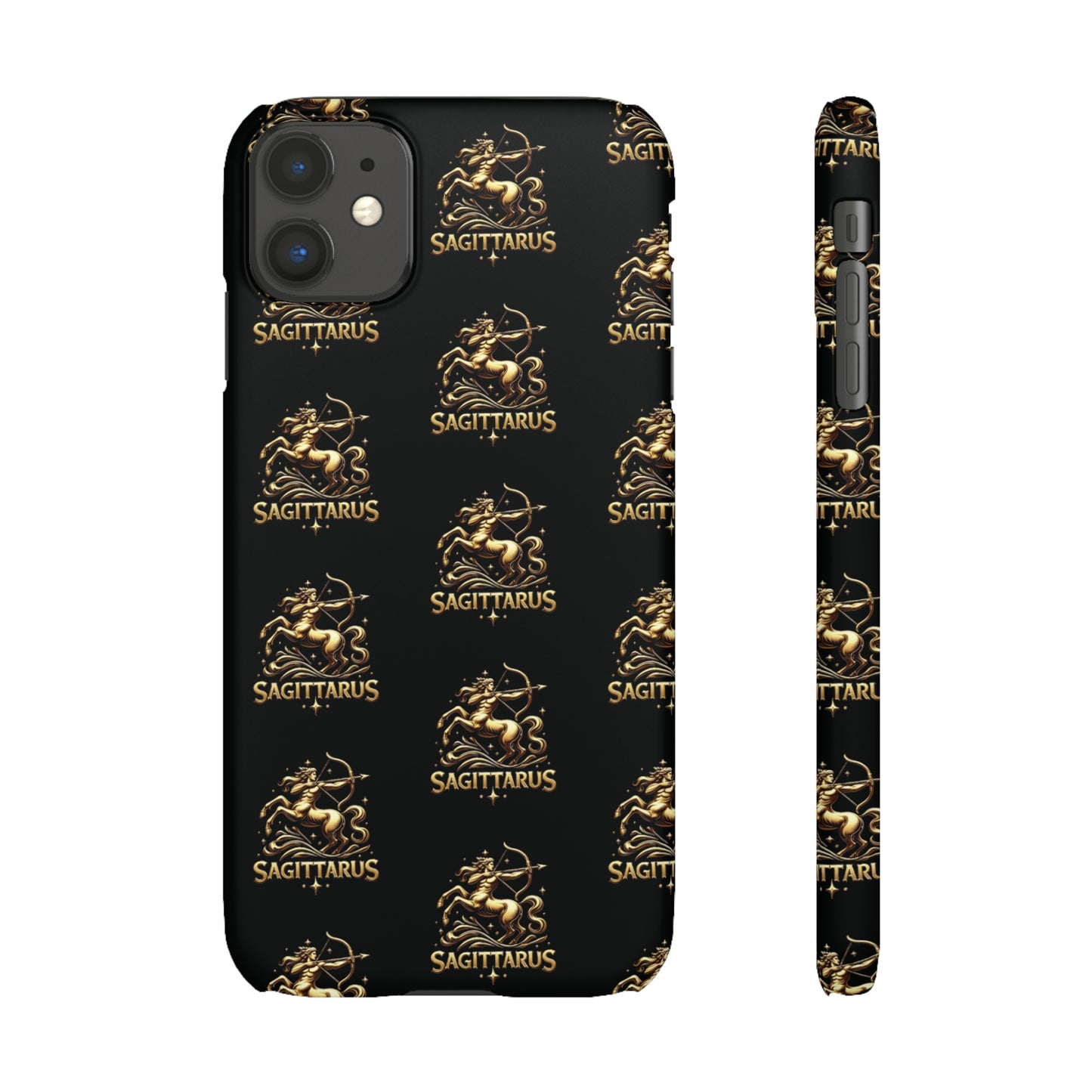 Sagittarius Patterned Snap Cases