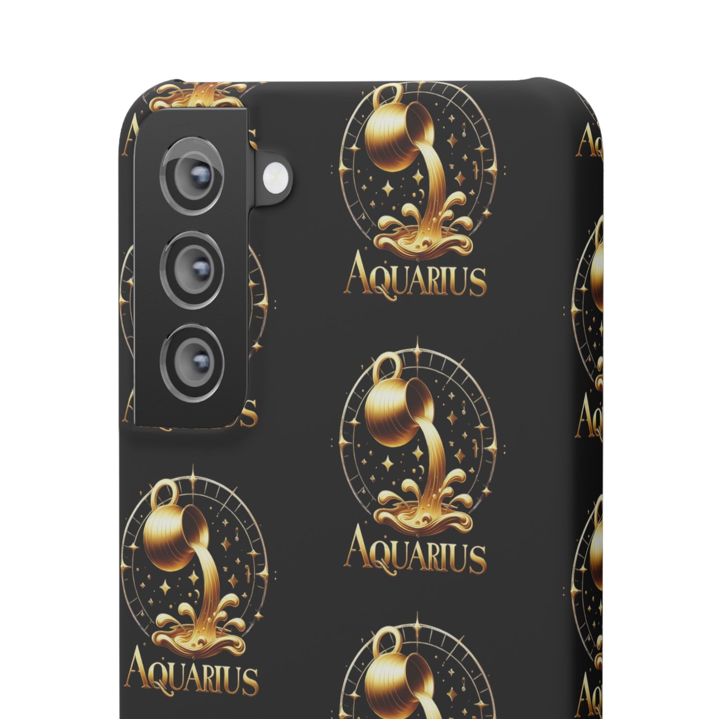 Aquarius Patterned Snap Cases