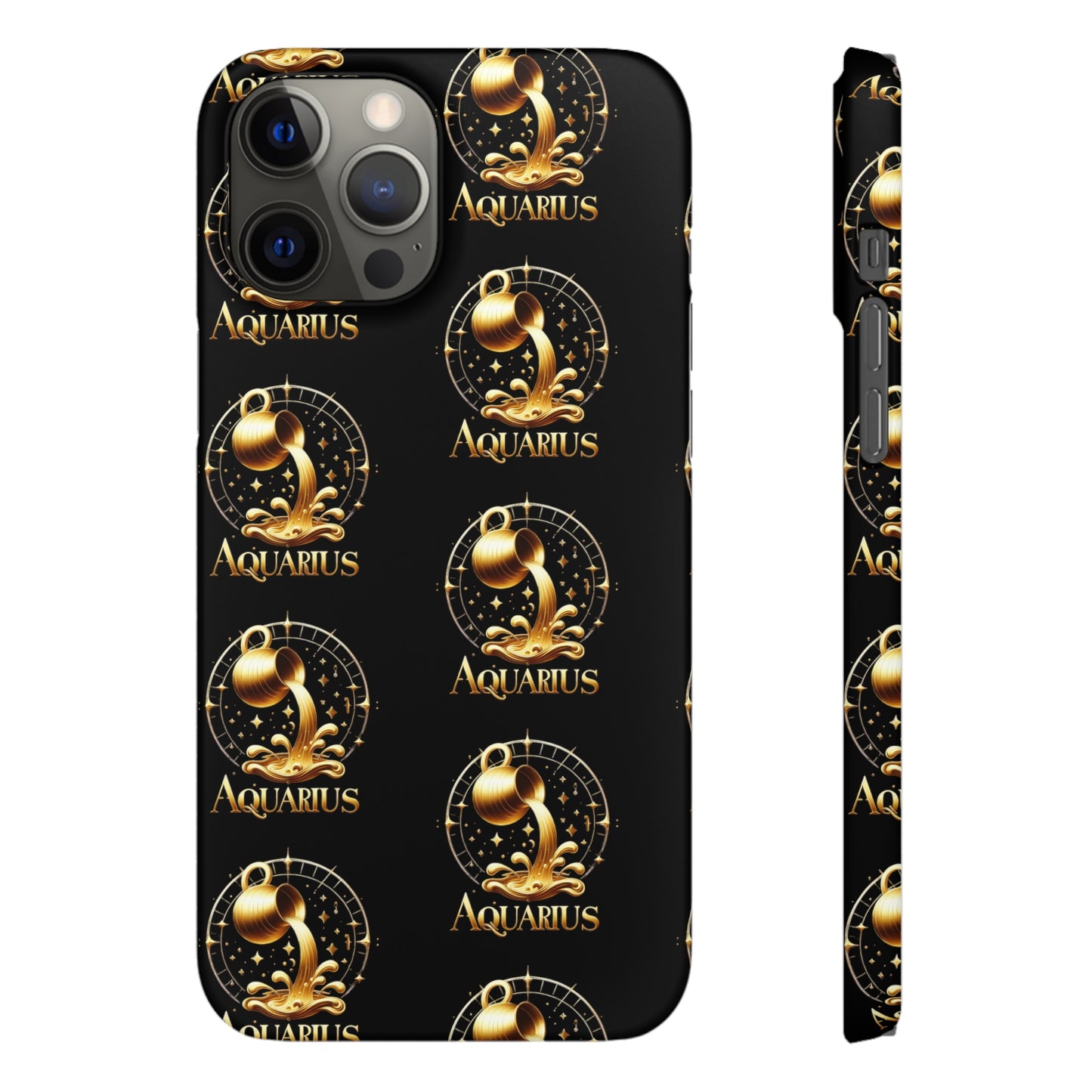 Aquarius Patterned Snap Cases