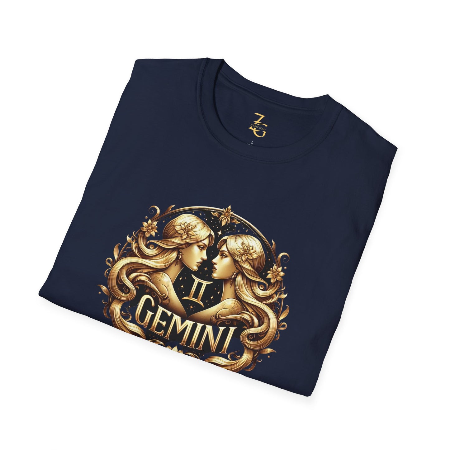 Gemini Softstyle T-Shirt/Gold