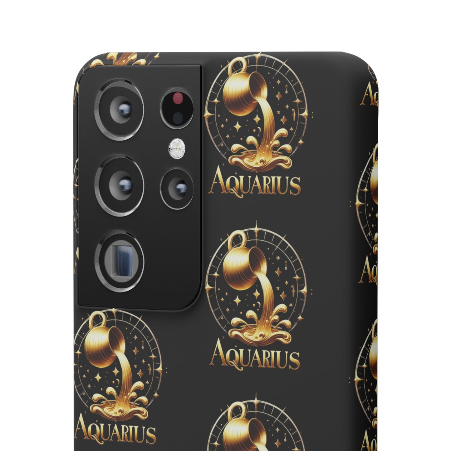 Aquarius Patterned Snap Cases