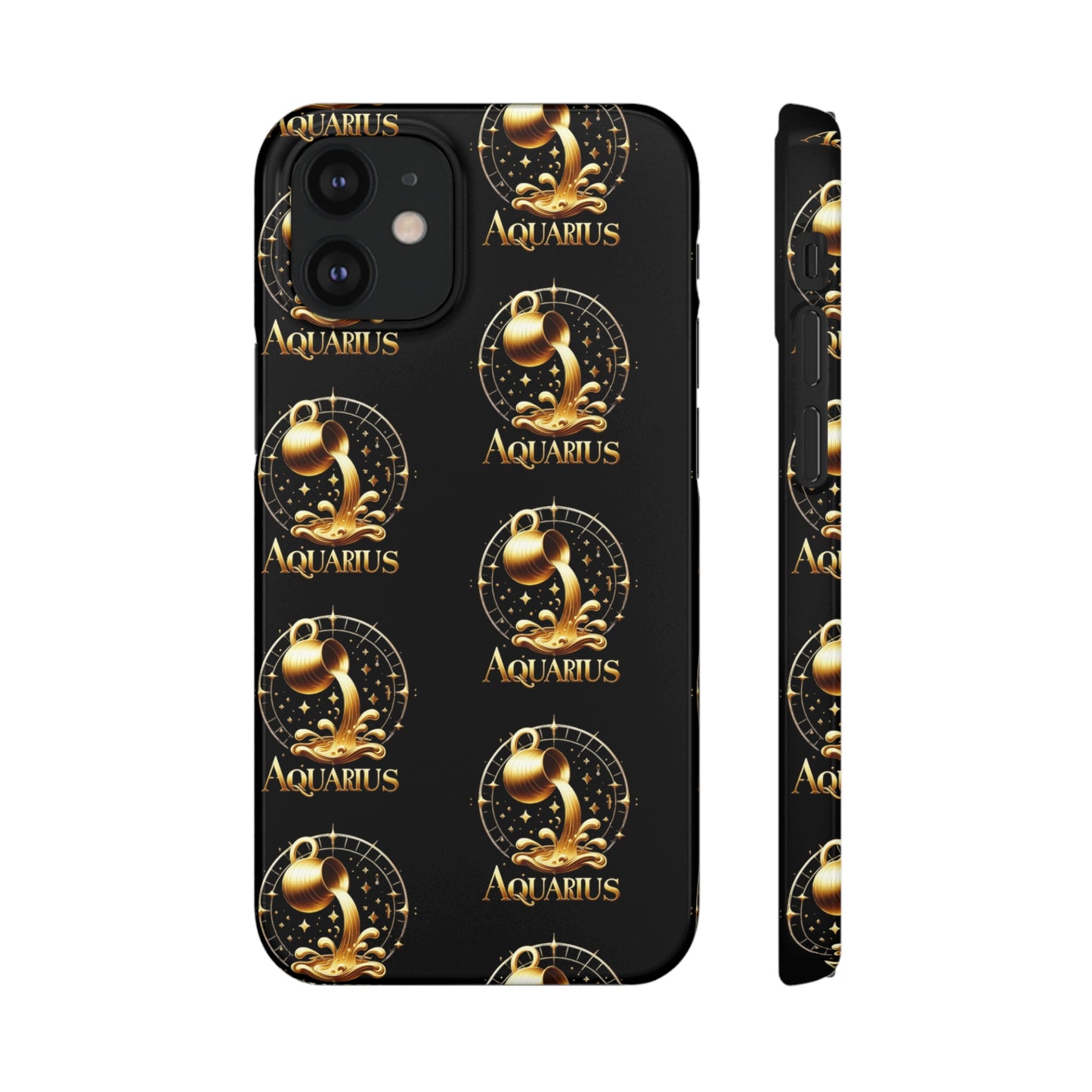 Aquarius Patterned Snap Cases