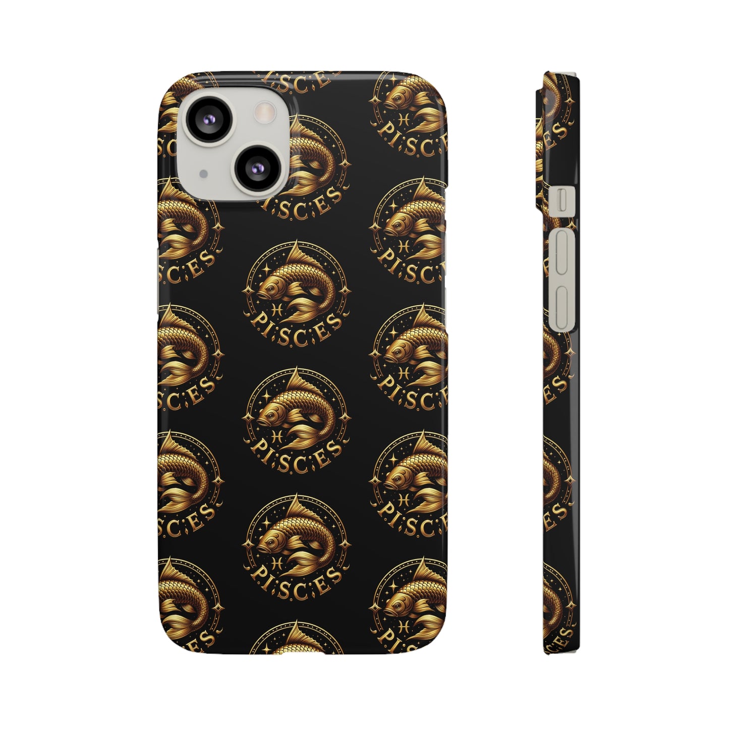 Pisces Patterned Snap Cases