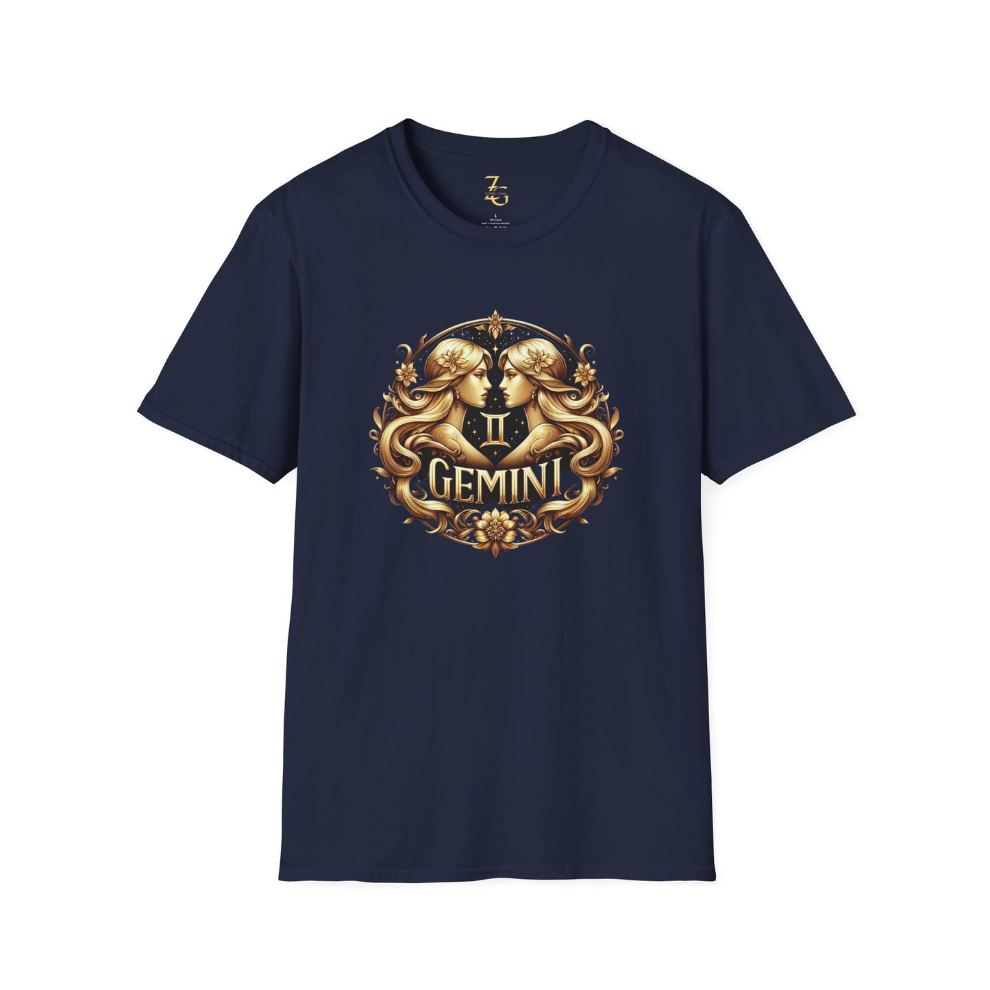 Gemini Softstyle T-Shirt/Gold