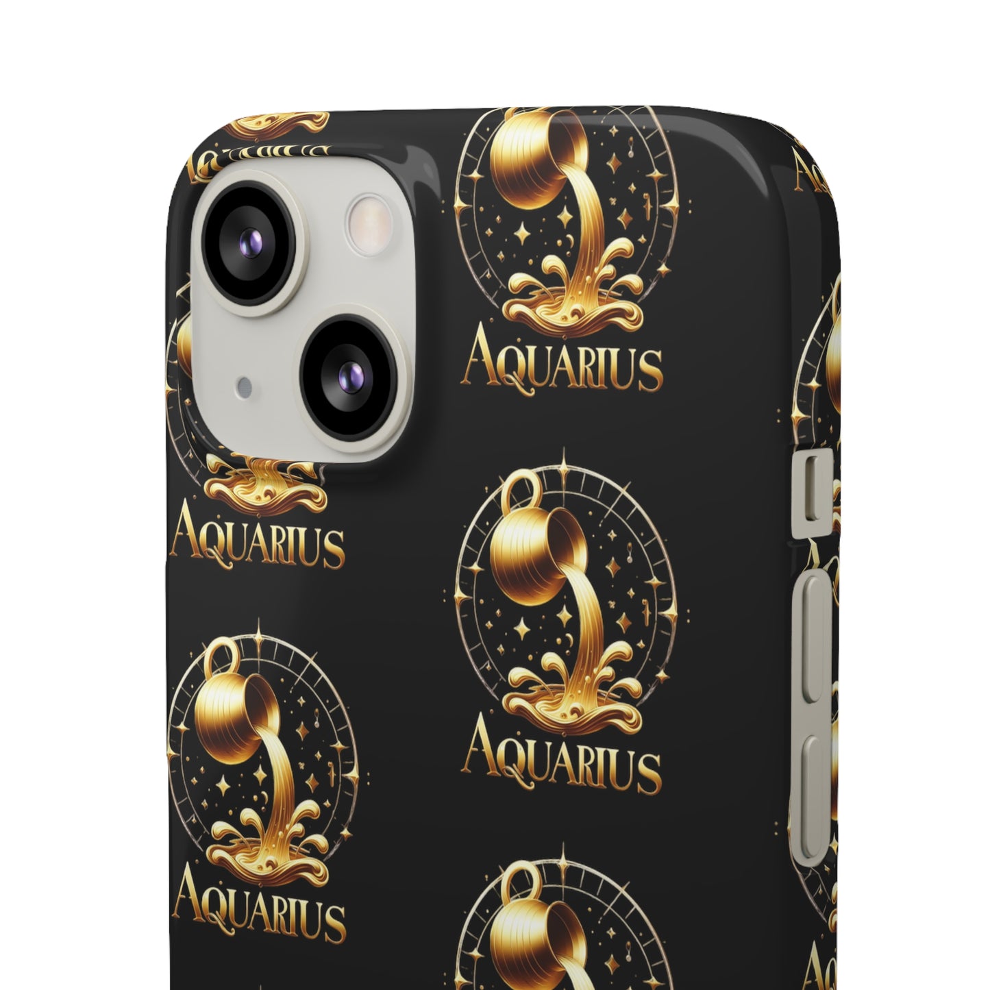 Aquarius Patterned Snap Cases