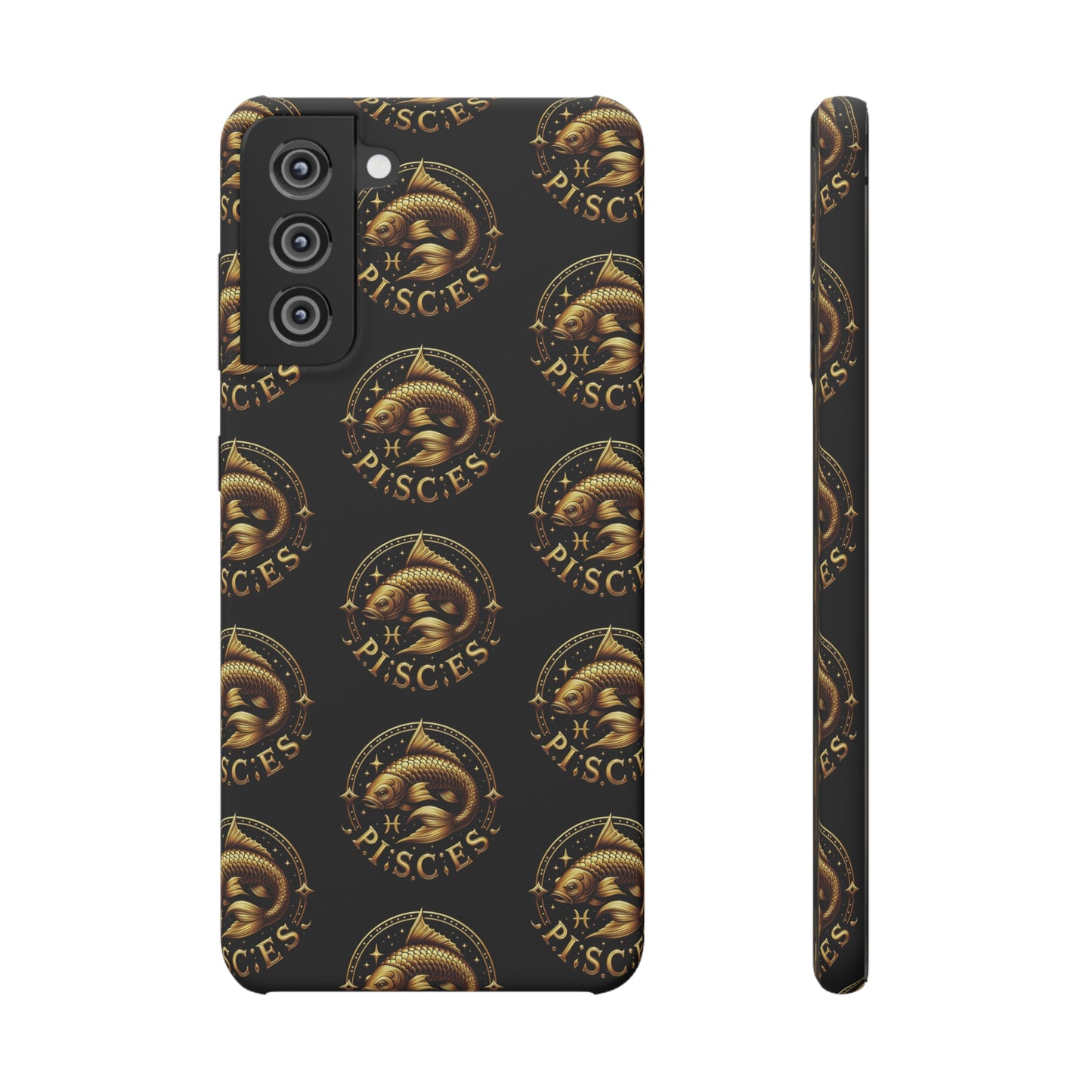 Pisces Patterned Snap Cases