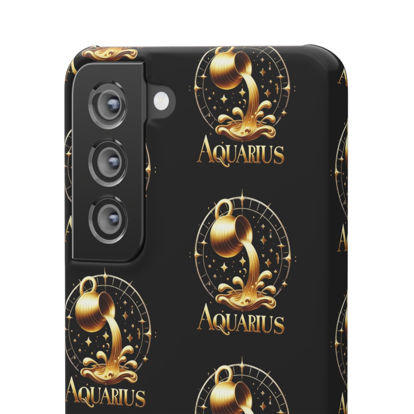 Aquarius Patterned Snap Cases