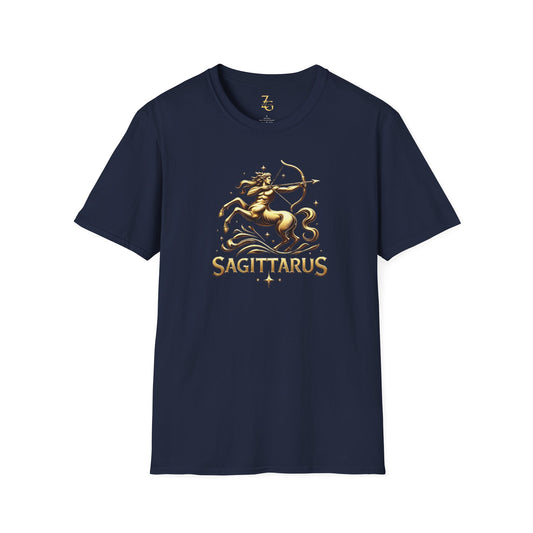 Sagittarius Softstyle T-Shirt/Gold