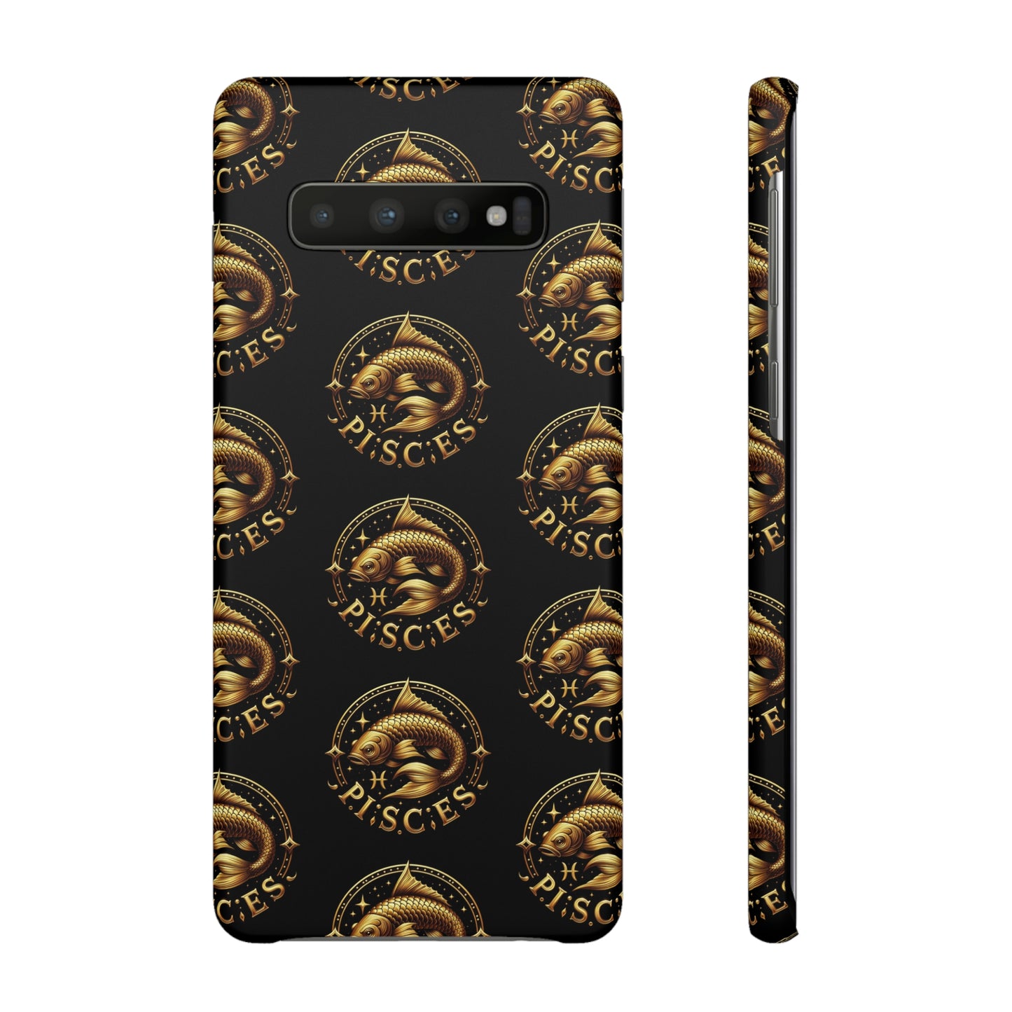 Pisces Patterned Snap Cases