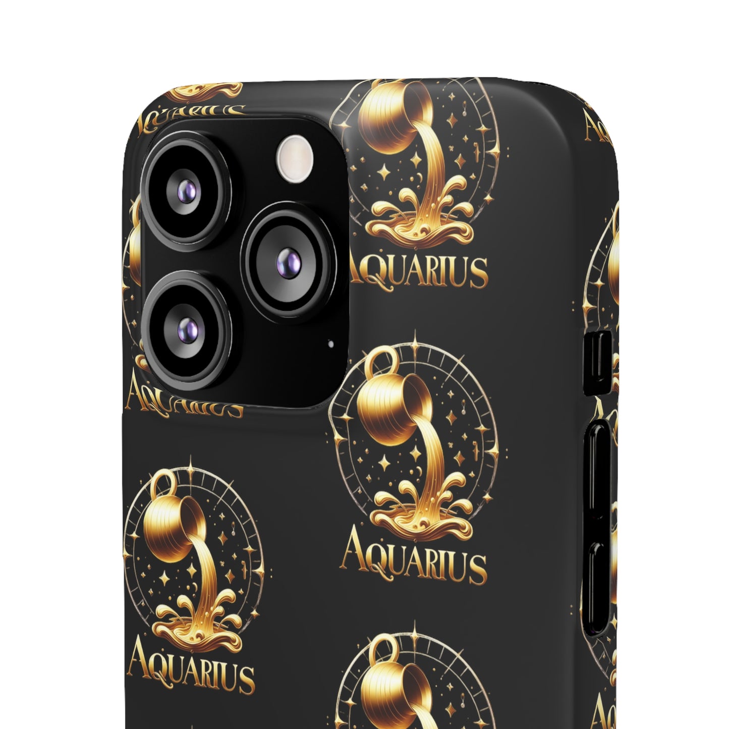 Aquarius Patterned Snap Cases