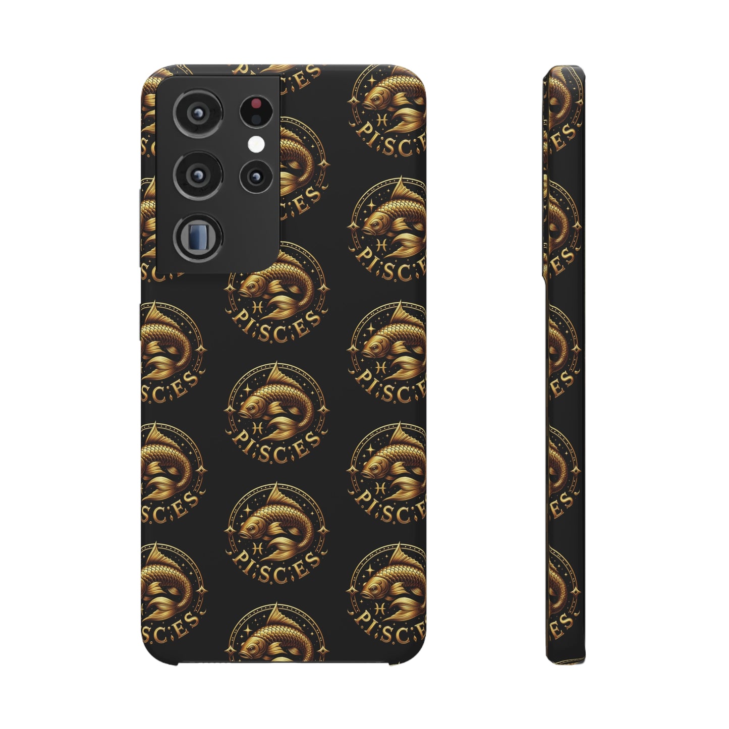 Pisces Patterned Snap Cases