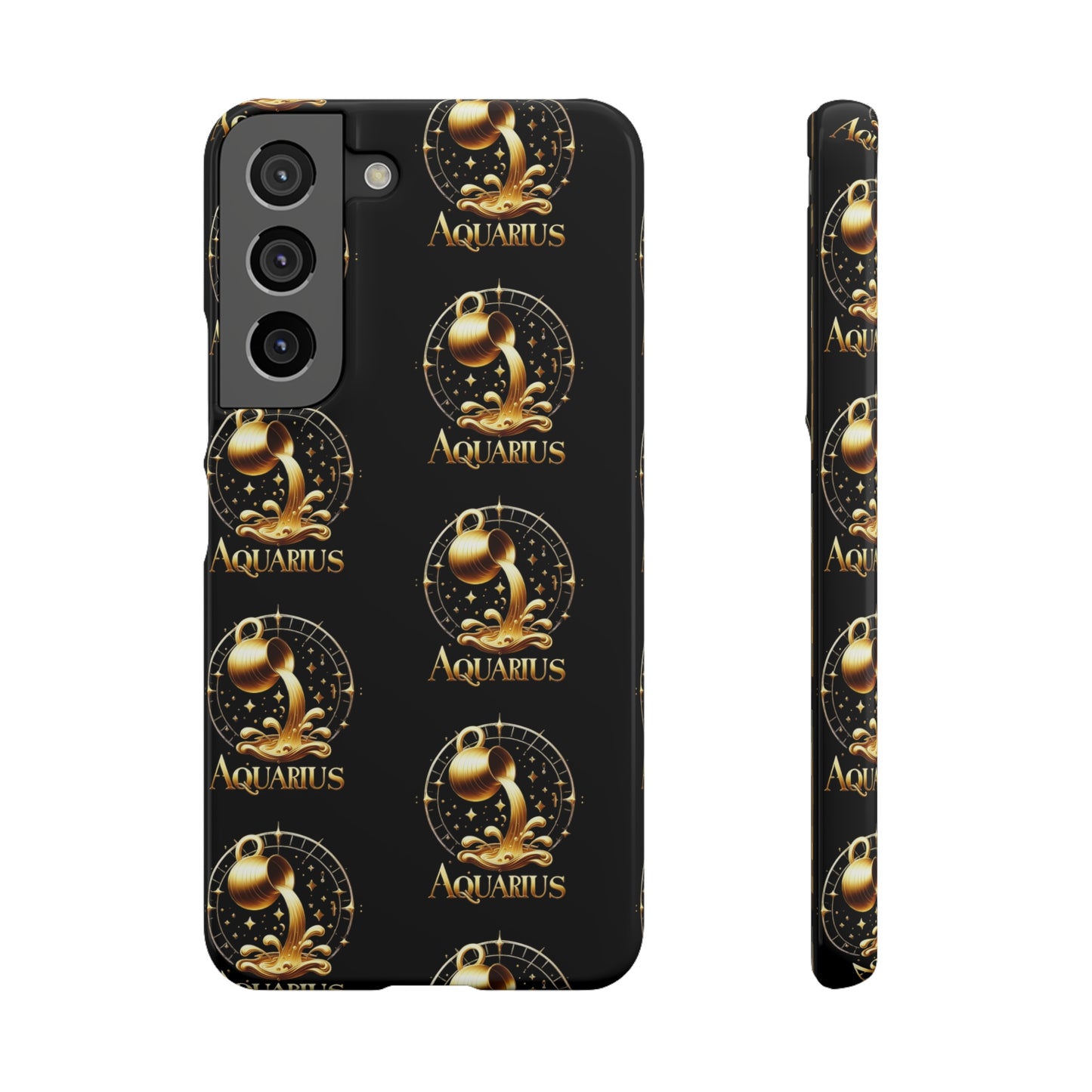 Aquarius Patterned Snap Cases