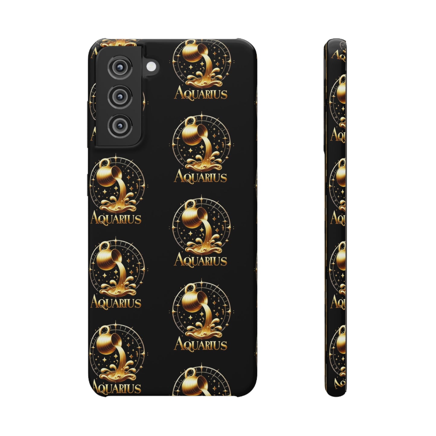 Aquarius Patterned Snap Cases