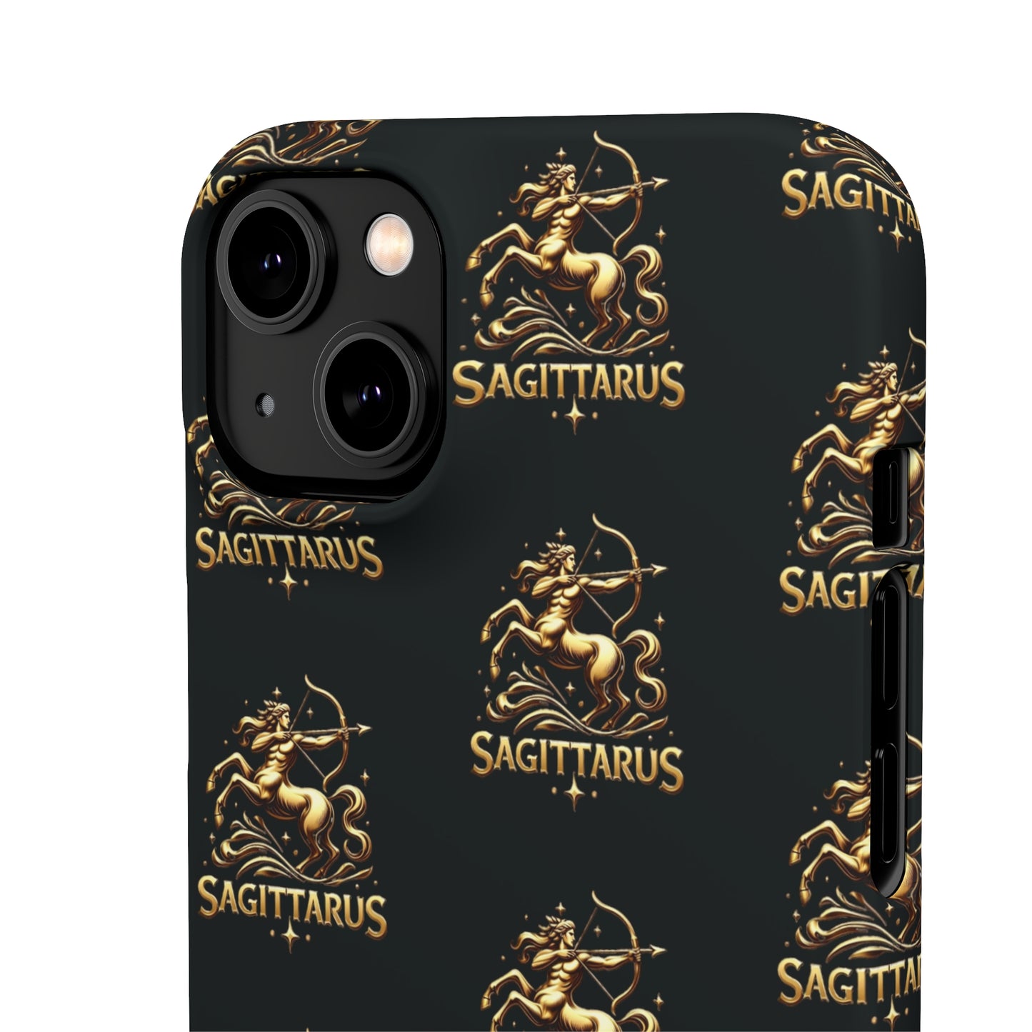 Sagittarius Patterned Snap Cases