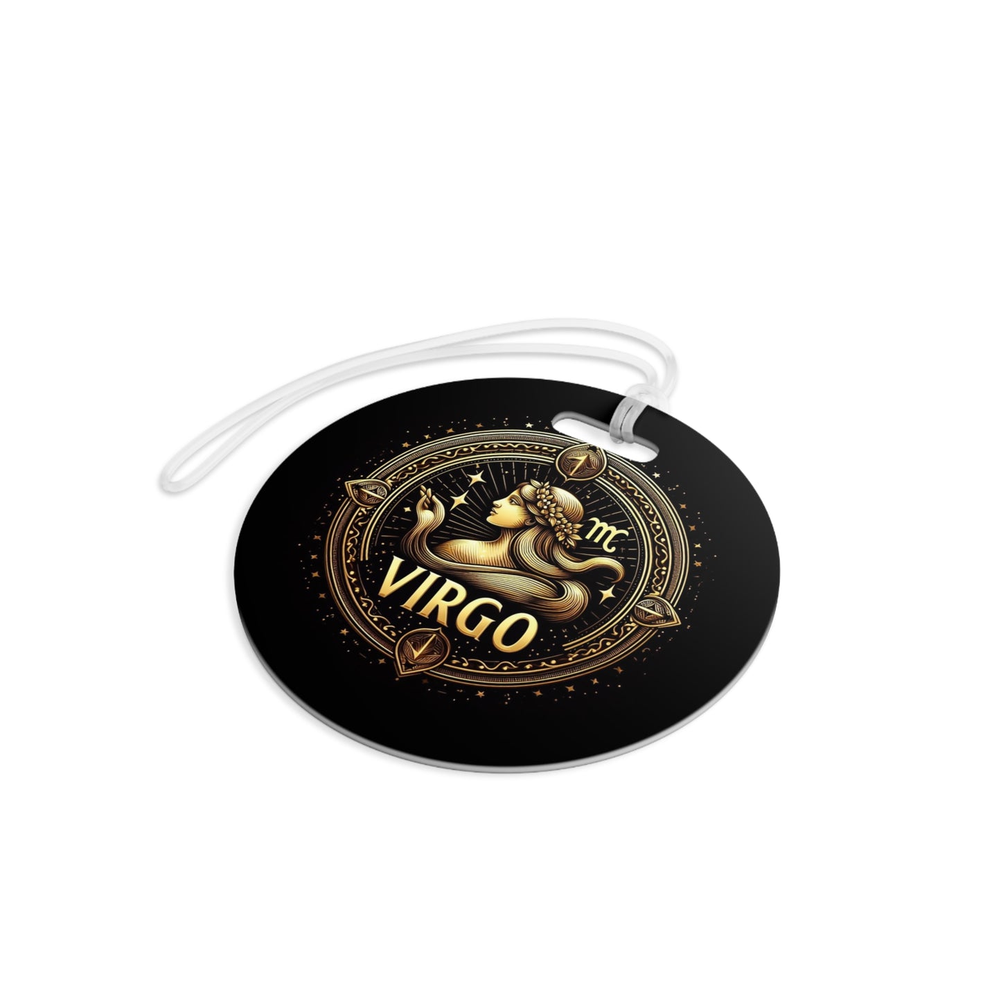 Virgo Luggage Tags/Gold