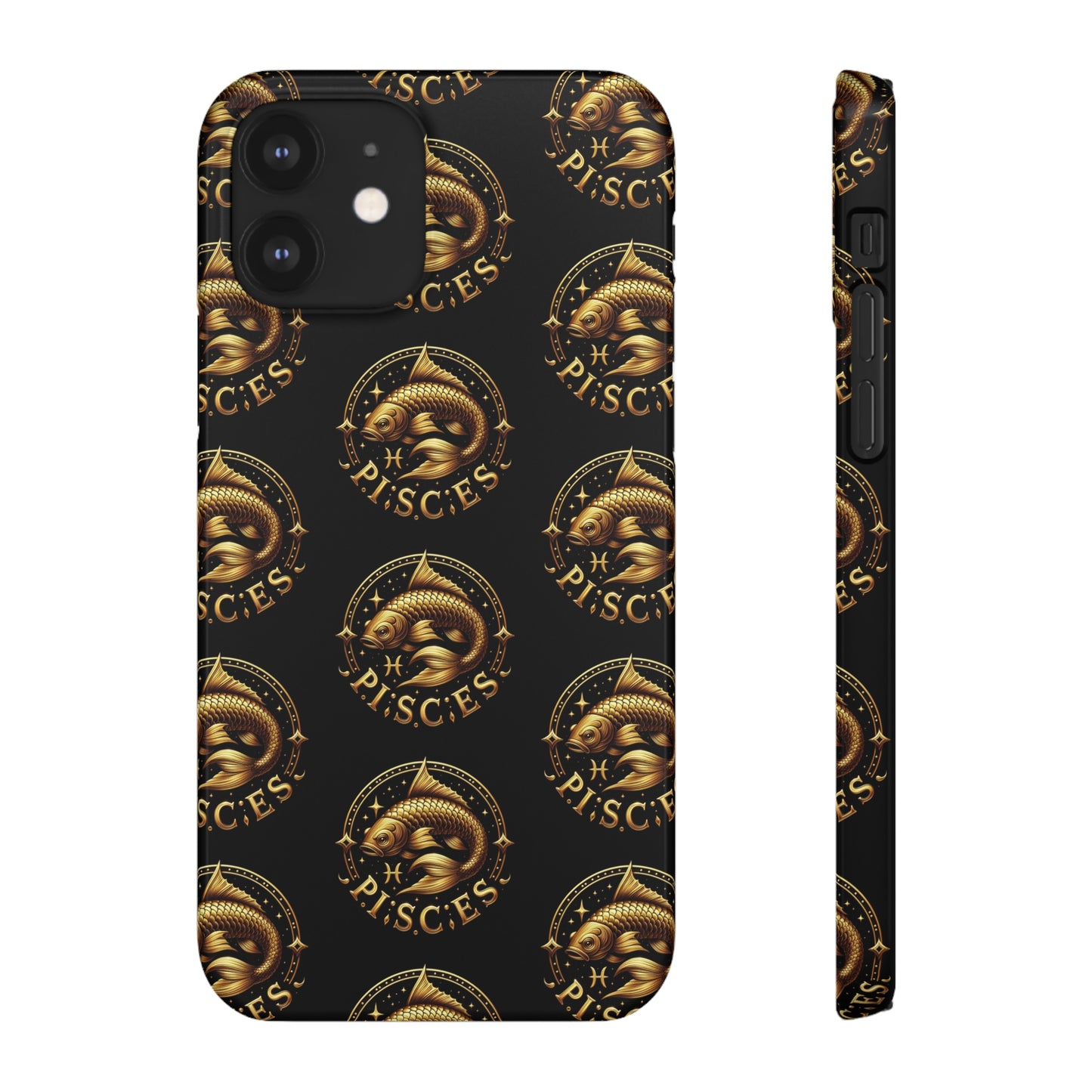 Pisces Patterned Snap Cases