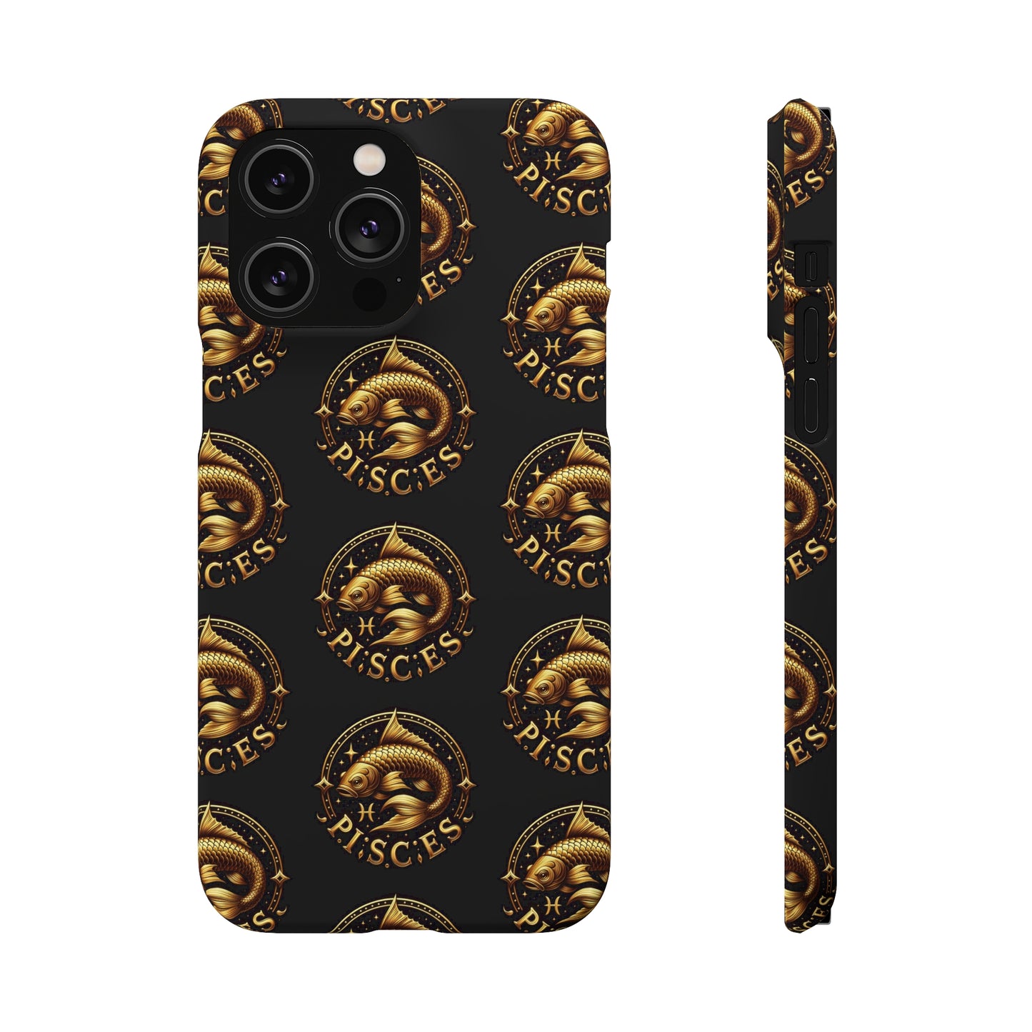 Pisces Patterned Snap Cases