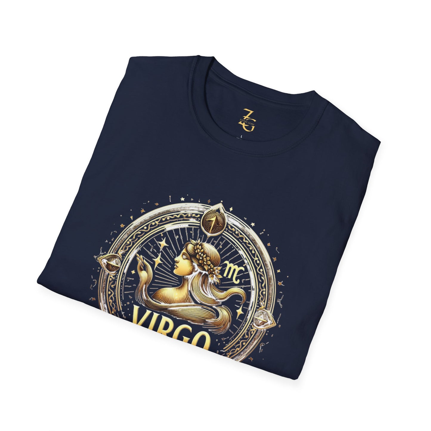 Virgo Softstyle T-Shirt/Gold