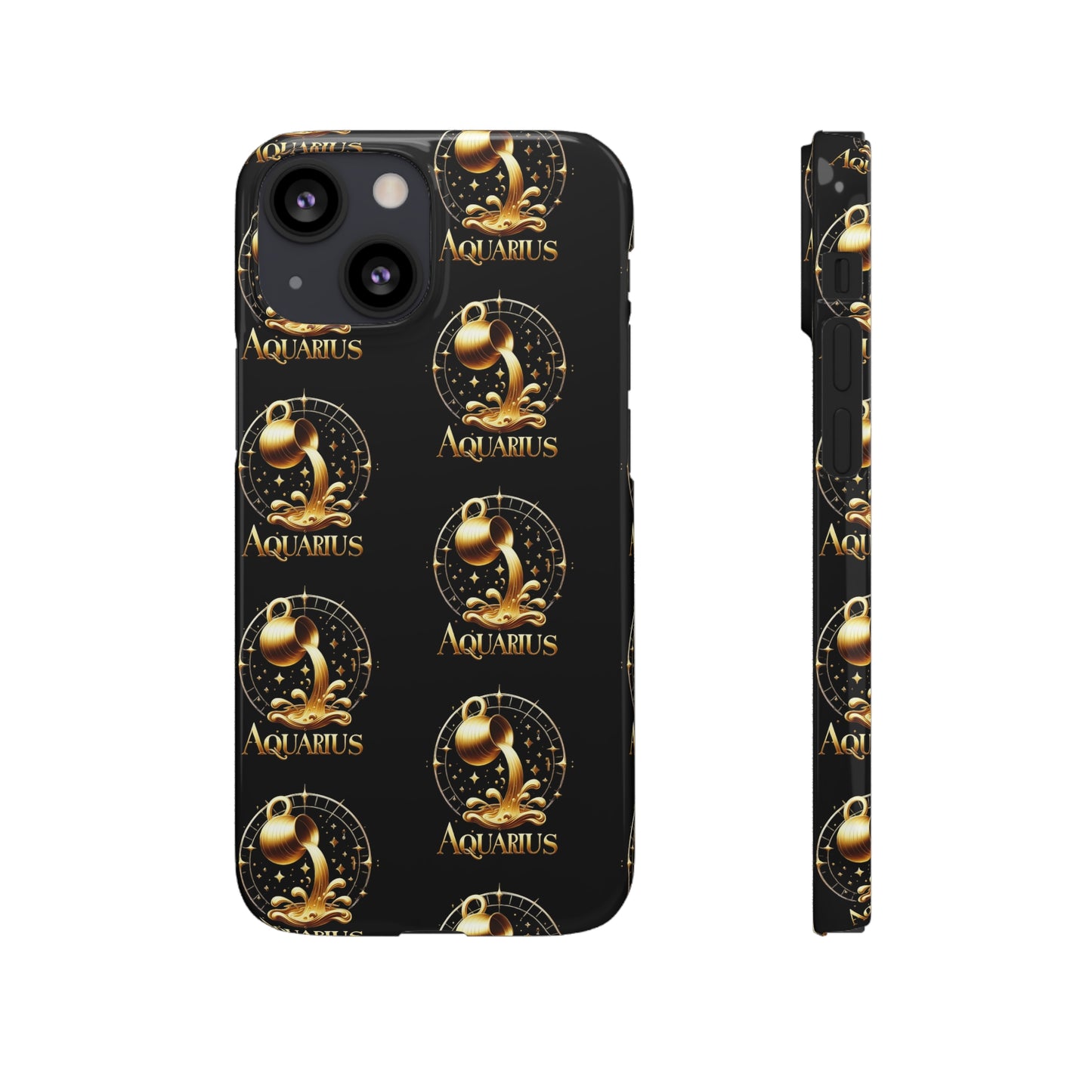 Aquarius Patterned Snap Cases