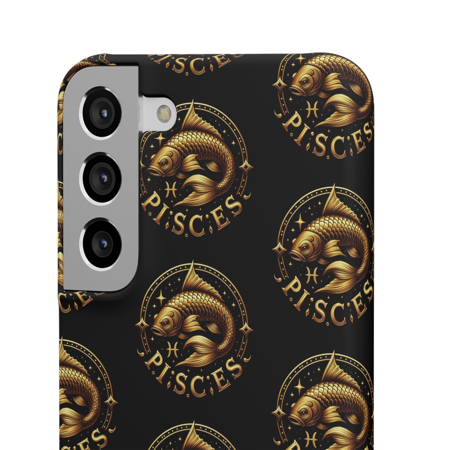 Pisces Patterned Snap Cases