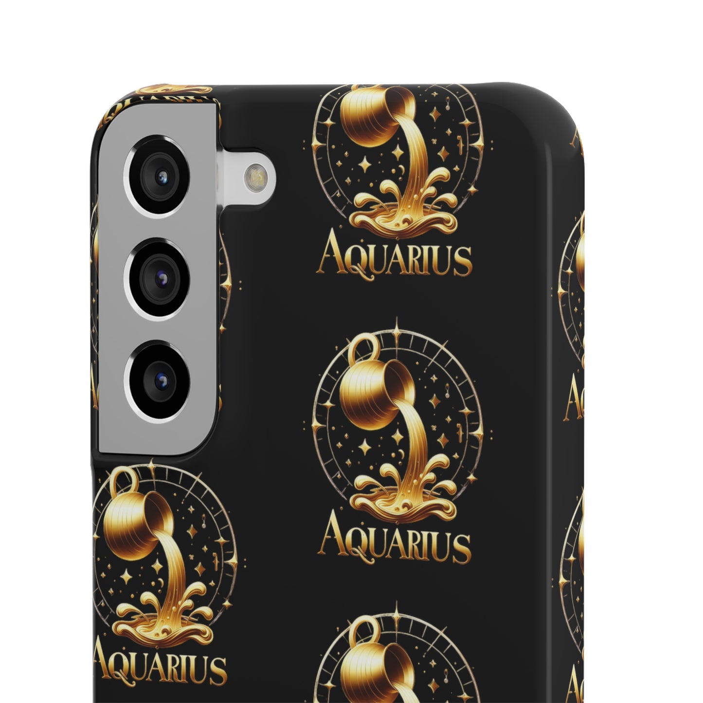 Aquarius Patterned Snap Cases