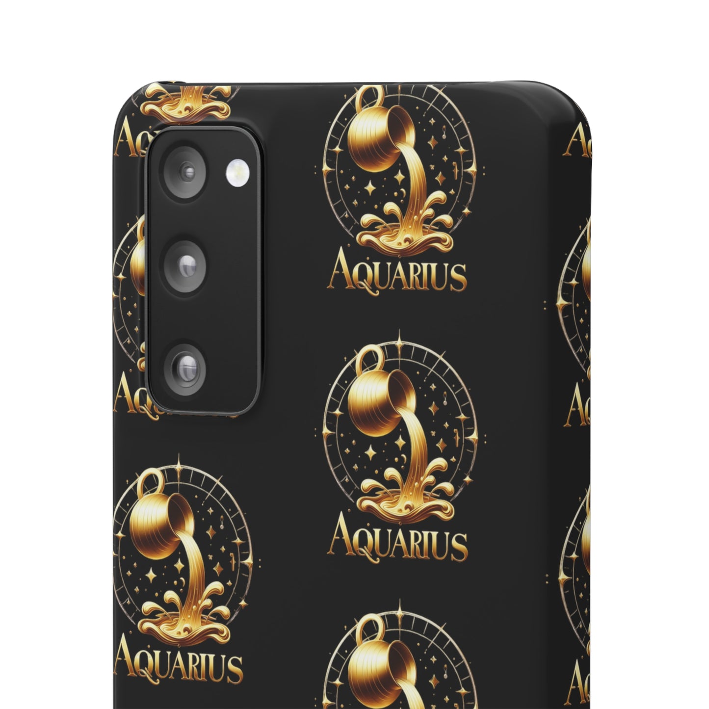 Aquarius Patterned Snap Cases