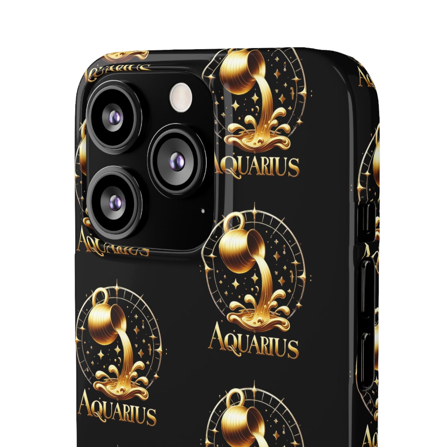 Aquarius Patterned Snap Cases