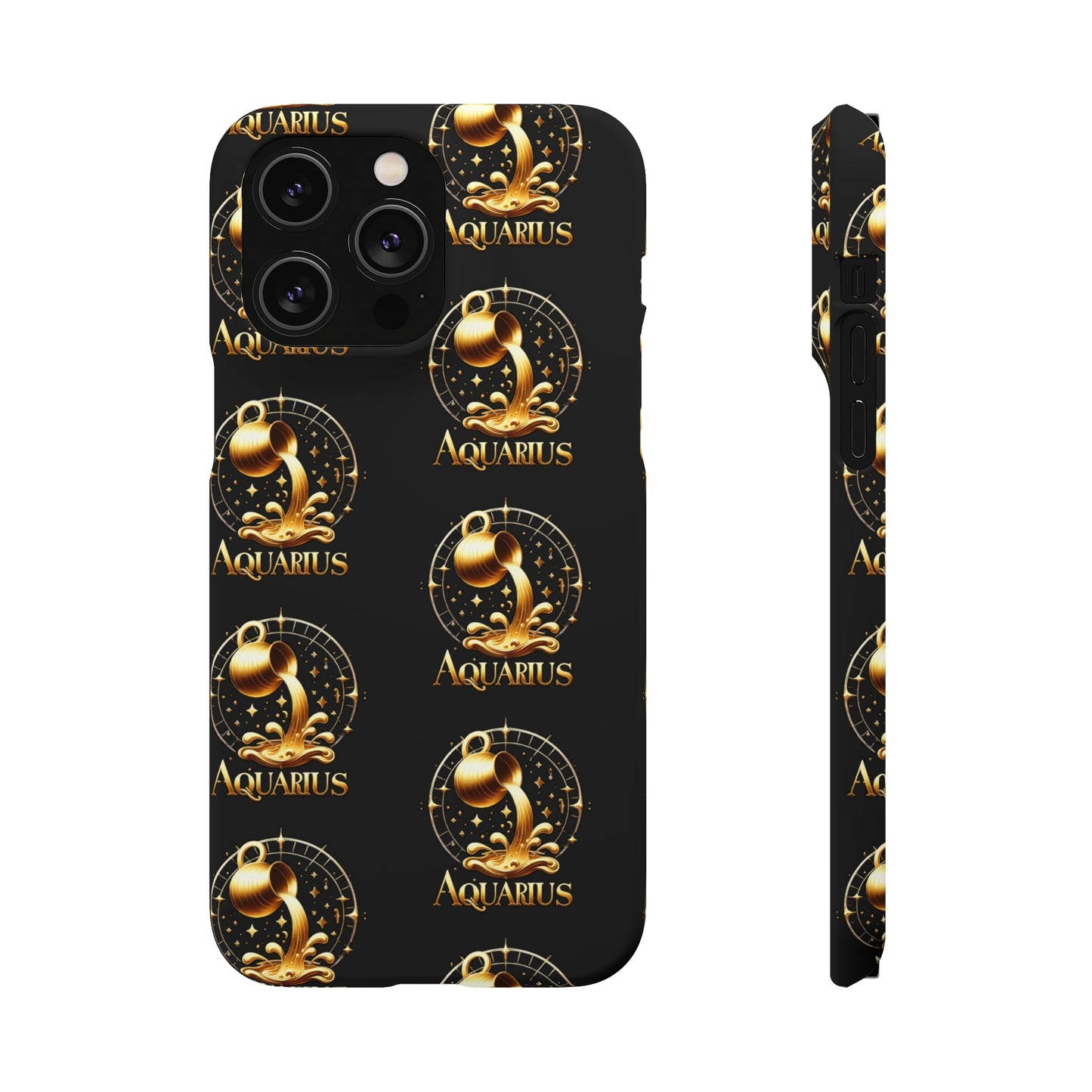 Aquarius Patterned Snap Cases