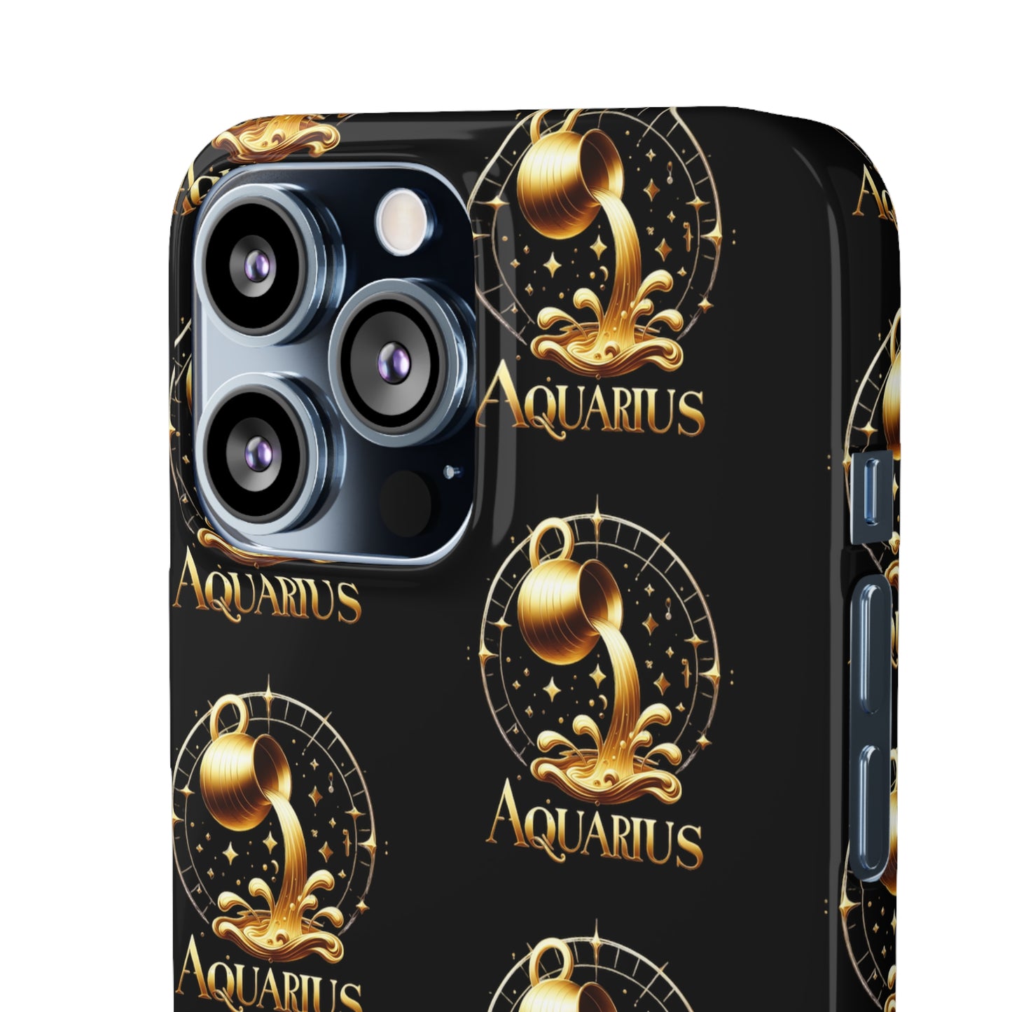 Aquarius Patterned Snap Cases