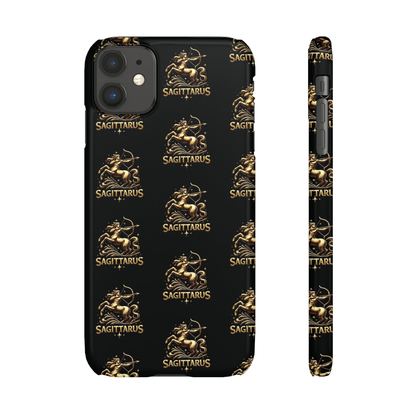 Sagittarius Patterned Snap Cases