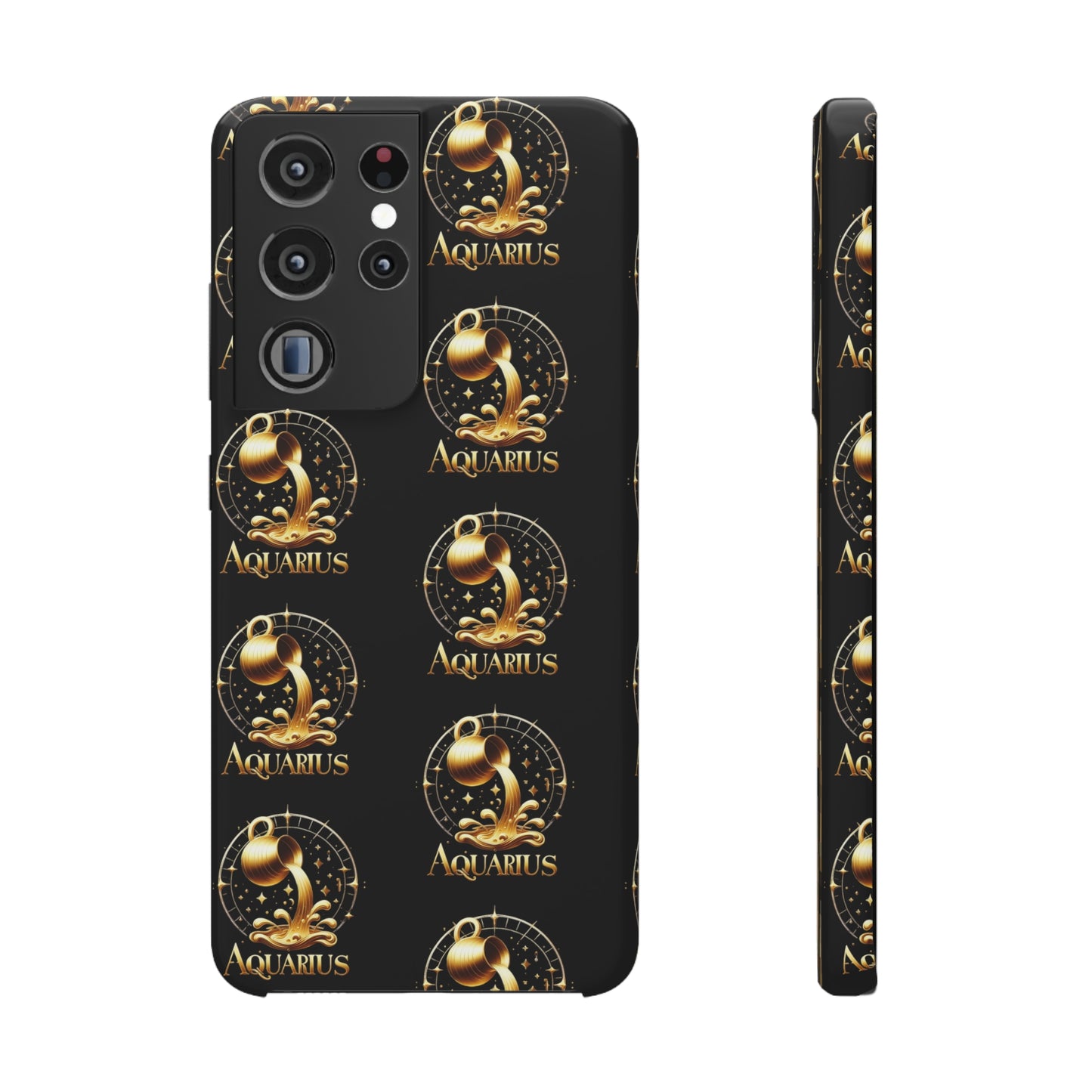 Aquarius Patterned Snap Cases