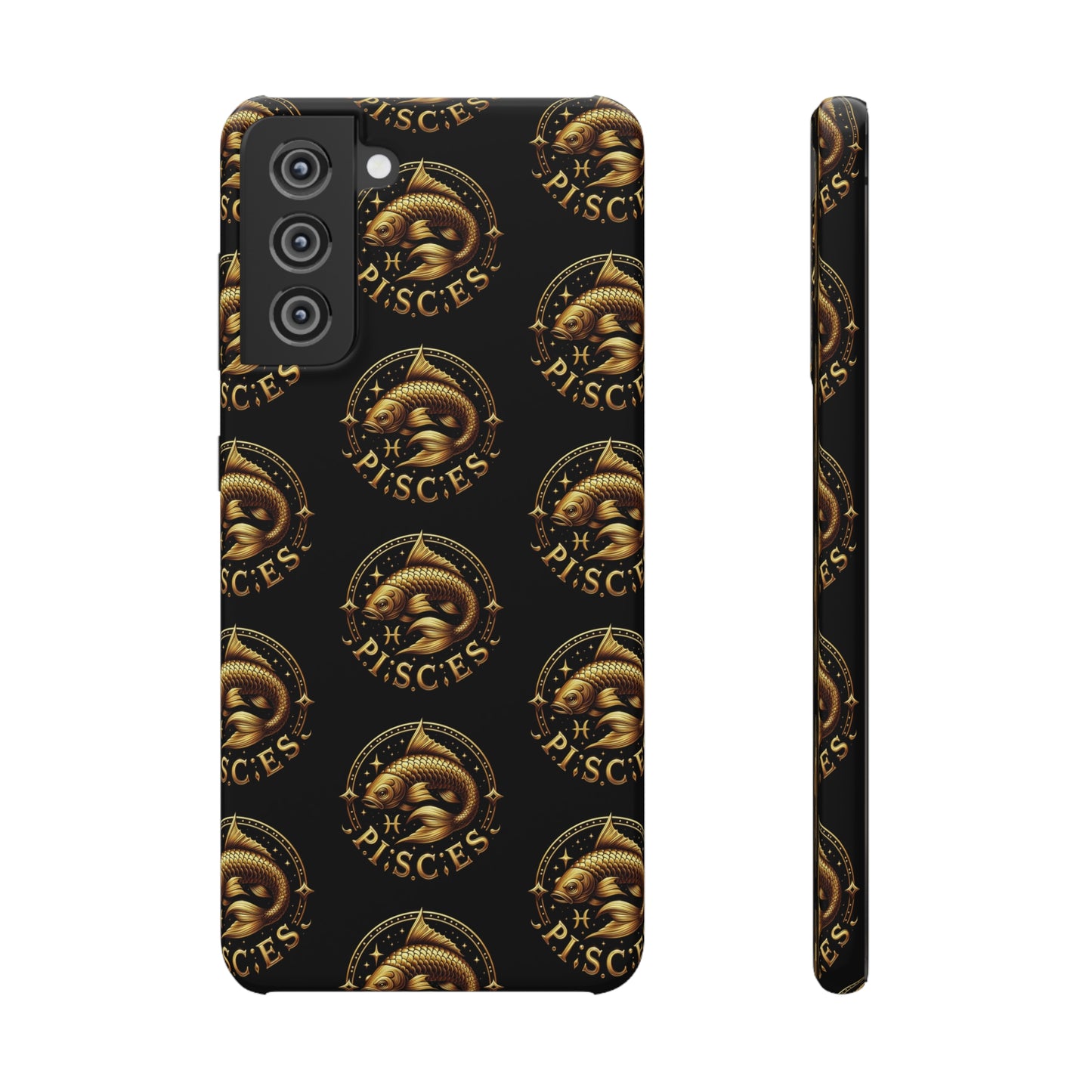 Pisces Patterned Snap Cases